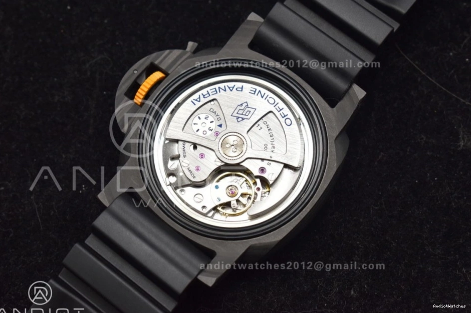 VSF Dial Carbotech Rubber Strap Edition Best 1:1 On 985 PAM1324 P Black Black WellDesigned 0308